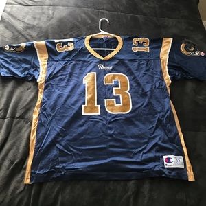 Vintage Champion Kurt Warner Rams Jersey